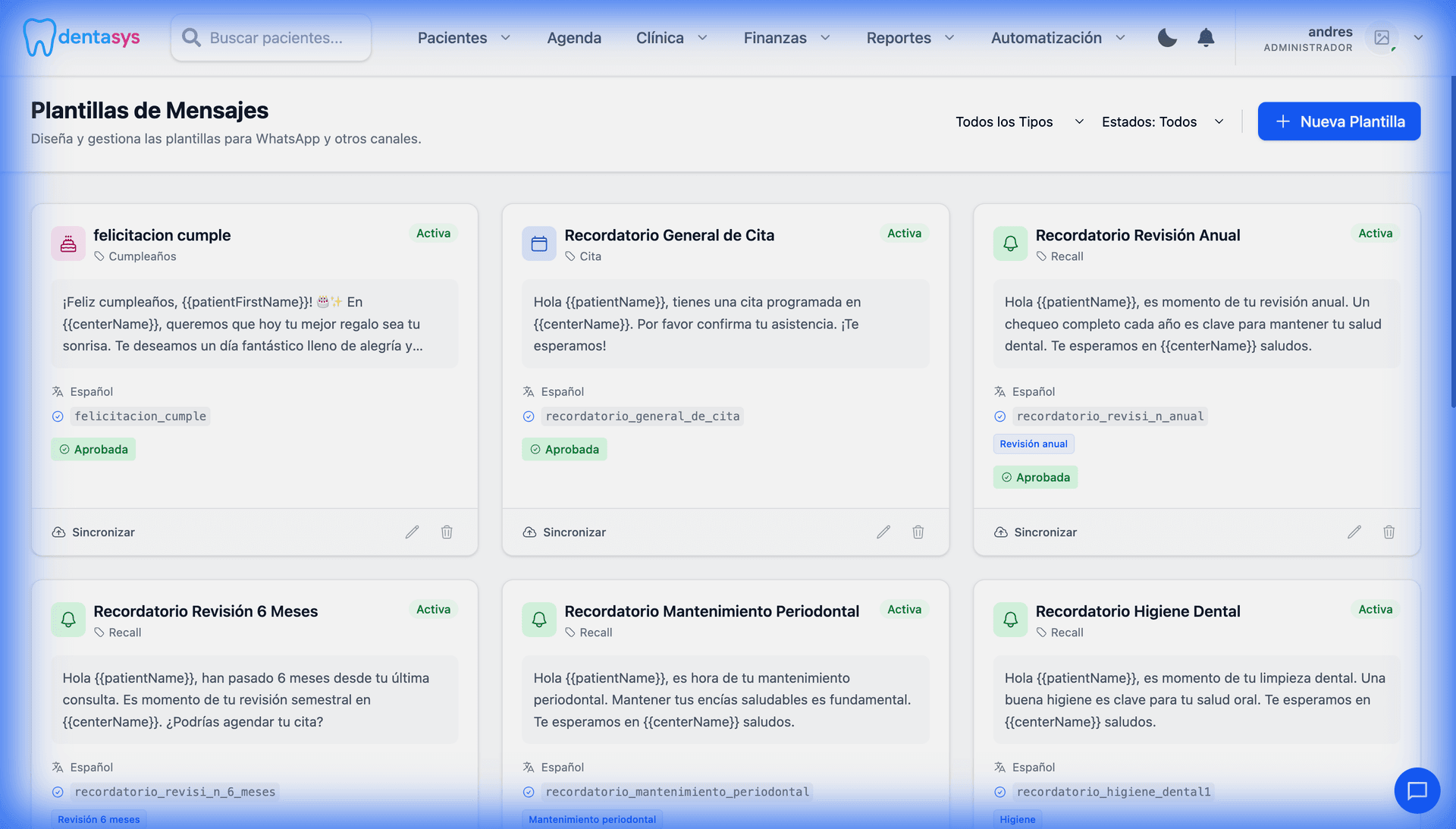 Editor de Plantillas